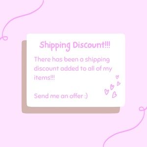 Shipping Discount on All Items in my Closet!